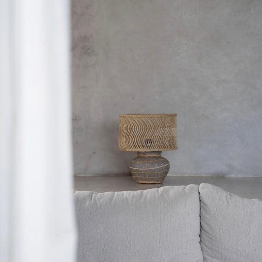 The Kythira Table Lamp | Natural Concrete