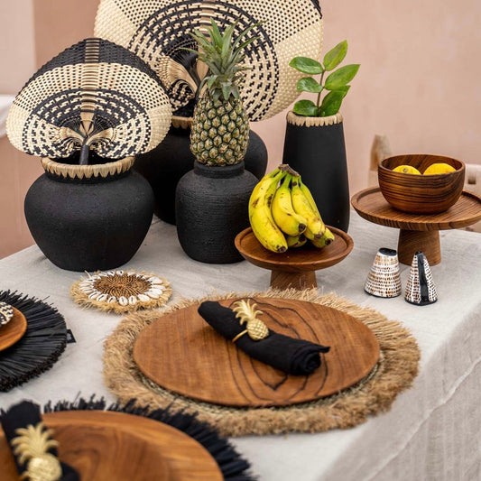 The Styly Vase | Black Natural