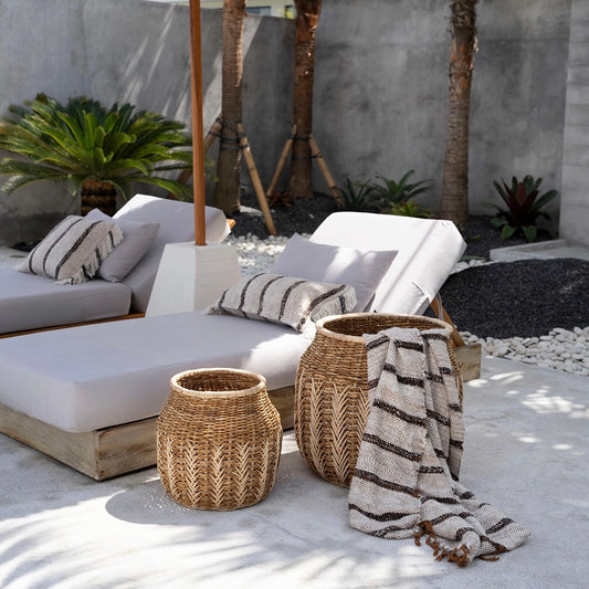 The Oh My Gee Cushion Cover | Bohemian White